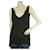 Dondup Black Viscose Relaxed Fit Tank Top sans manches taille XS Noir  ref.359746
