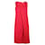 Balenciaga Rotes ärmelloses Kleid Strahl  ref.359927