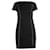 Michael Kors Petite vestido negro con adorno Poliéster  ref.360081
