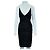 Catherine Malandrino Vestido de corte slim de seda negro - vista 2