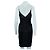 Catherine Malandrino Vestido de corte slim de seda negro - vista 3
