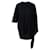 Balenciaga Übergroßes asymmetrisches Pullover-Oberteil Schwarz Baumwolle  ref.360334