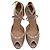 Trim Hermès High Heel Sandalen mit Schlangenlederbesatz Braun - Ansicht 3