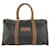 Autre Marque Dior Black x Brown Monogram Trotter Honeycomb Boston Bag Duffle Leather  ref.360617