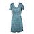 Nanette Lepore Blue Print Kleid Blau - Ansicht 2