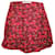 Valentino Falda pantalón roja con estampado de labios Lana  ref.360857