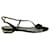 Nicholas Kirkwood Black Sandals with Glitter Elements Leather  ref.360864