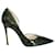 Miu Miu Dark Green Pointed Toe Heels with Musical Notes Print Leather  ref.360867