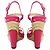 Valentino Zeppe espadrillas rosa con borchie - vista 4