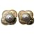 Chanel Ohrringe Gold hardware Metall  ref.360925