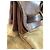 Haut à courroies Borsa Hermès HAC 50 In tela e pelle marrone Beige - vista 15