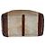 Haut à courroies Borsa Hermès HAC 50 In tela e pelle marrone Beige - vista 7