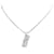 Dior Blue Dior Oblique Trotter Pendant Necklace Silvery Metal  ref.361713