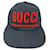 Gucci Baseballkappe Blau Baumwolle  ref.361803