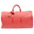 Louis Vuitton Keepall 50 Rot Leder  ref.362088