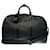 Louis Vuitton Very Chic "Kendall" travel bag in black taiga leather and black fabric, Garniture en métal argenté  ref.362322