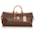 Céline Celine Brown Macadam Travel Bag Dark brown Leather Plastic Pony-style calfskin  ref.362947