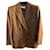 Yves Saint Laurent Jaqueta blazer marrom vintage Lã  ref.363060