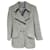 Talla de chaqueta de tweed de Burberry 36 Gris  ref.363082