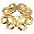 Yves Saint Laurent Alfinetes e broches Dourado Metal  ref.363612