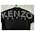 Schwarzes Sweatshirt mit gesticktem KENZO-Logo Silber Golden - Ansicht 4