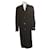 Calvin Klein BIG & TALL schwarzer langer Mantel aus Wolle & Kaschmir  ref.363644