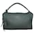 Fendi Bolsa Grey Roman Lei Selleria Cinza Couro  ref.363653