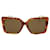 Gucci Oversized Square Acetate Frame Brown  ref.363669