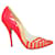 Christian Louboutin Neon Pink Pivichic Heels Leather  ref.363707
