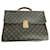 Louis Vuitton Valigetta Conseiller con tovagliolo in tela con monogramma Marrone Pelle  ref.364275