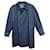 Burberry vintage men's raincoat size M Dark blue Cotton Polyester  ref.364378