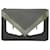 Fendi Black Monster Leather Clutch Bag Grey Pony-style calfskin  ref.364468