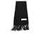 Yves Saint Laurent Wool Scarf in black cotton wool  ref.365123