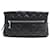 NEW CHANEL COCO COCOON TOILET BAG GM MATERESS NERO POUCH Tela  ref.365140