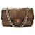 VINTAGE CHANEL CLASSIC TIMELESS HANDBAG IN BROWN CROCODILE LEATHER HAND BAG Exotic leather  ref.365153