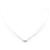 NECKLACE DJULA PENSENDIT KNOT IN WHITE GOLD 18K AND GOLD DIAMOND NECKLACE DIAMONDS Silvery  ref.365276