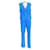 Céline NEW CELINE JEAN PANTS SET + SLEEVELESS VEST JACKET L 44 en cotton bleu Blue  ref.365284