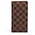 Carteira Louis Vuitton Damier Ebene Brazza em lona impermeável / revestida em marrom  ref.365325