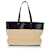 Yves Saint Laurent YSL Brown Medium Boucle Shopping Bag Black Beige Leather Pony-style calfskin  ref.365363