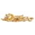 Yves Saint Laurent YSL Gold Metallkettengliedergürtel Golden  ref.365430