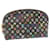 Estuche de cosméticos Pochette multicolor con monograma M de LOUIS VUITTON47355 autenticación 23118 Negro Lienzo  ref.366001