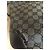 Borsa Gucci Marrone Scuro Cotone Pelle - vista 3