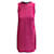 Victoria Victoria Beckham Vestido rosa recto Algodón  ref.366190