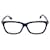 Gucci Quadratische optische Acetat-Brille Blau  ref.366674