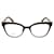 Dior Marcos ópticos de acetato de ojo de gato Castaño  ref.366692