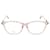 Dior Rectangle Acetate Optical Frames Pink  ref.366702