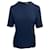 Day Balenciaga Marineblaue Bluse mit Knoten hinten Polyester  ref.366708