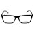 Saint Laurent Quadratische optische Acetat-Brille Schwarz  ref.366733