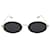 Dior Oval Metal Optical Frames Black Acetate  ref.366740