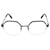 Stella Mc Cartney Óculos óticos redondos de metal Preto  ref.366750
